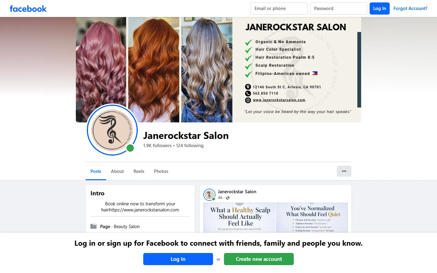 Janerockstar Salon